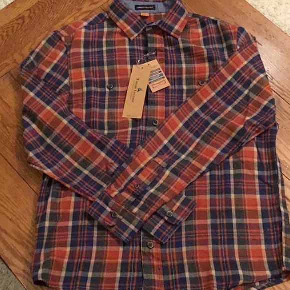 Tailor Vintage soft flannel shirt for men. Size small. Stretch, fast dry. 🔥NEW - Picture 4 of 12